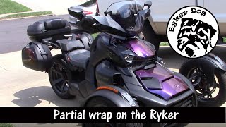 Part one of wrapping my Can Am Ryker