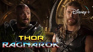 Thor: Ragnarok | Thor Arrives Back On Asgard - Finds Skurge Scene | Disney+ [2017]