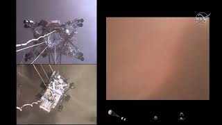 NASA unveils new video of Perseverance rover landing on Mars, sounds from Martian surface | ABC7