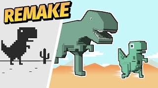 I made The Dino Game with BOSSES (and 3D)