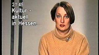 Ansage Programmansage Vorschau Hessen 3 HR 3 Januar 15.1.1985 Claudia Weisbart