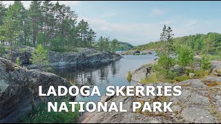 Island walking and boat trip 4K Sortavala Ladoga Skerries National Park Karelia Tour Part 2