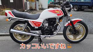 #cb #旧車 #honda HONDA CB400NホークⅢ　6速エンジンの２気筒です❗　音もうるさくなくちょっとオシャレな雰囲気に仕上げました✨