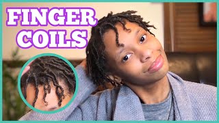 NEAT finger coils on 4C natural hair