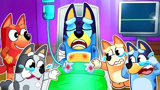 Bluey Pretends to Break Her Leg to Skip School and Gets Caught | A Meaningful Story for Kids