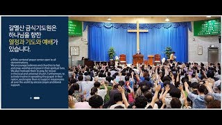 [갈멜산금식기도원] 조성근 담임목사, 위하여 통하여(눅 1:13-20)