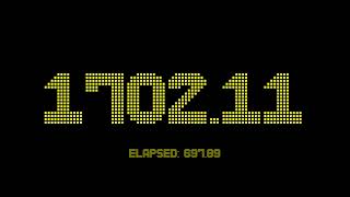 2400 seconds countdown timer with 2 fractional digits accuracy