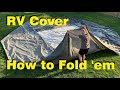 How to Fold an RV Cover the Right Way