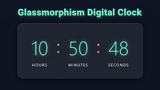 🕒 "Dynamic Digital Clock with Glowing Neon Effects 🌟 | CSS JavaScript Tutorial | mzcode01" #css #js