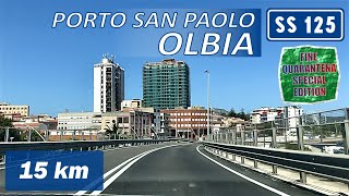 SS125 Driving in ITALY | into OLBIA, SARDINIA | End of Quarantine Special Edition