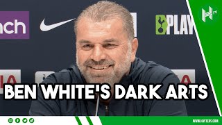 Ben White tried to UNDO Vicario’s glove! | Ange responds to Arsenal defender’s ‘dark arts’ 😅