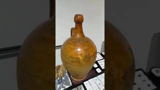 VOC  Large Wine clay jug  | 17th Century Antique