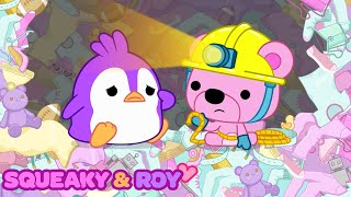 Squeaky \u0026 Roy | The MESSY room! | Cartoons and videos for kids | #kidscartoon