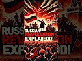 russian revolution explained. russia history viralvideo viralshorts viralshort