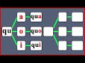 les syllabes en français avec la lettre q apprendre à lire le français