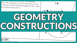 Geometric Construction: Copy a Line Segment Lesson