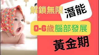 0-6歲嬰幼兒腦部發展﹕你要知道的所有信息/如何建立BB健康的腦發展？點解腦部發展黃金期咁重要？