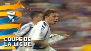 Finale Coupe de la Ligue 2005 - Le fait marquant: Le coup franc surpuissant de J-C Devaux