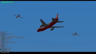 YSFlight Indy Air Fest 2021 - Abel Fire \u0026 Rescue Tanker Drop