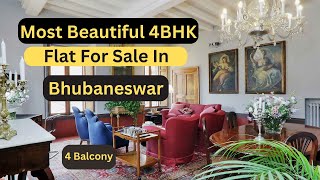 Most Beautiful 4 Bedroom, 4 Bathroom \u0026 4 Balcony Resale Premium Location Apartment in Bhubaneswar