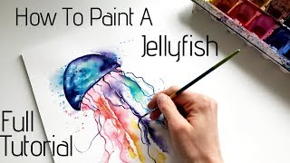 Jellyfish Painting Step By Step | Easy Paintings