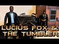 Lucius Fox and Tumbler The Dark Knight  McFarlane Toys DC Multiverse Gold Label