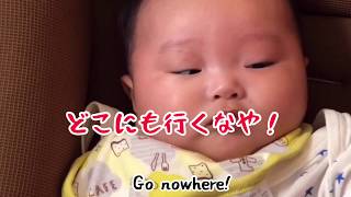 ポッくんかまってほしくて泣く！しかし赤ちゃんが笑うと癒される～♪I want to hold my baby and cry