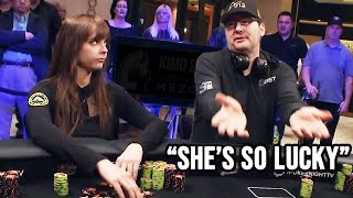 Kelly OWNS Hellmuth in 3 Straight Hands!!!