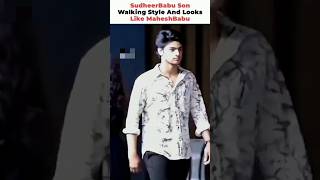 sudheer babu son walking style and looks like Mahesh Babu #trendingshorts