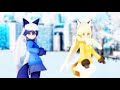 【mmdけもフレ】愛dee【ギンギツネ　キタキツネ】