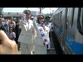 女優馬淵英俚可津嶋ノ宮駅１日駅長