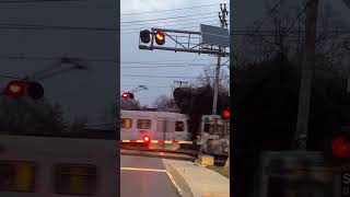 A MTA Lightrail Train With A Heritage Unit Of Some Kind In (Linthicum MD)