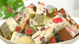 Nougat Recipe/How to make Nougat with Marshmallow | shitou