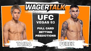 UFC Vegas 93: Alex Perez vs Tatsuro Taira Full Fight Card Predictions and Best Bets