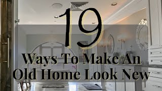 19 Ways To Make An Old Home Look New - #OldHomeGlowUp #OldHomeMakeover