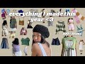 everything I made in 2023 (100+ items!) // knit, crochet, & sewing inspo