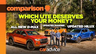 Ute Comparison: 2021 Isuzu D-Max v Toyota HiLux v Ford Ranger | Which Deserves Your Money