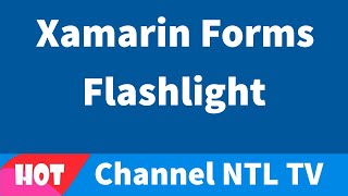Xamarin.Essentials Flashlight