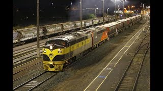 Trackside: S317 and S302 on 9086 Mitiamo to Kensington SSR grain- 6/1/18