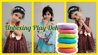 Unboxing Play Doh Learn Colors  Play Doh Modelling Clay with Transport Molds Surprise Toys Yowie