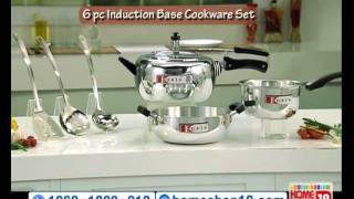 HomeShop18 - Ensis 6 pc Induction Base Cookware Set