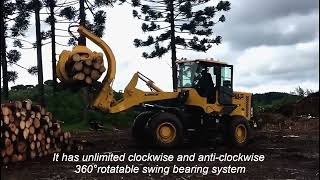 Log grapple for skid steer loader crane from JIANGTU log grapple attachment manufacturers