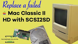 Replacing SCSI HD with SCSI2SD on a Macintosh Classic II