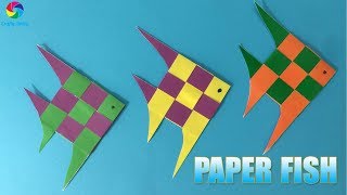 Paper Fish | How to make Paper Fish Step by Step Tutorial | Paper Fish Craft
