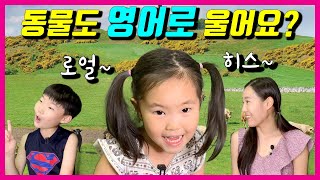 [놀이영어] 동물 울음소리 의성어 영어 같이 맞춰봐요 Animal Soundsㅣ육아영어