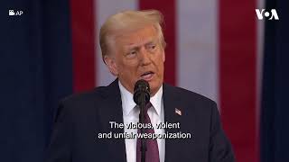 Donald Trump's inauguration speech: 'The golden age of America begins right now' | VOA News