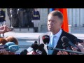 STIRIPESURSE Declaratia de presa a Presedintelui Klaus Iohannis la Marasti