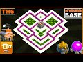 NEW BEST Town Hall 6 Trophy/Hybrid Base Layout 2023 !! COC Town Hall 6 Hybrid Base Design