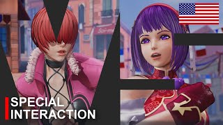 【KOF XV】SHERMIE vs ATHENA ► Story Special Interaction English Mod