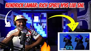 Kendrick Lamar - Rich Spirit + N95 (Live From Saturday Night Live) - Producer Reaction